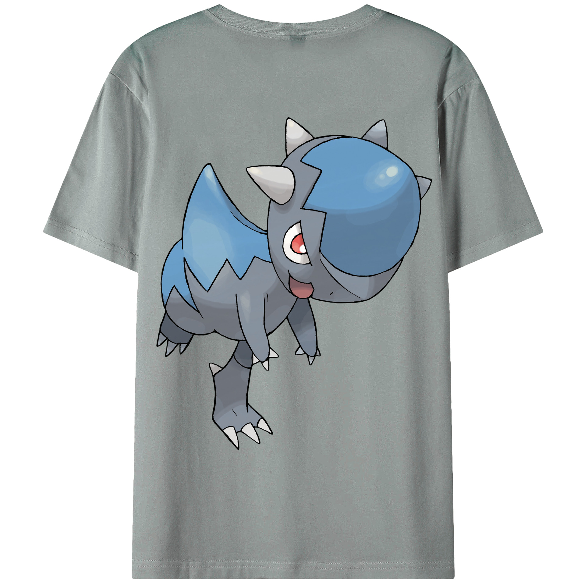 （画像用） ポケットモンスター Pokémon 綿100％ メンズ半袖Tシャツ（バックプリント） 通気性